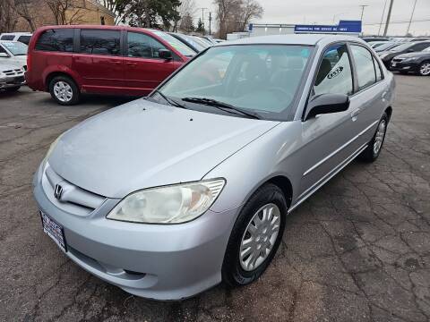 2005 Honda Civic for sale at New Wheels in Glendale Heights IL
