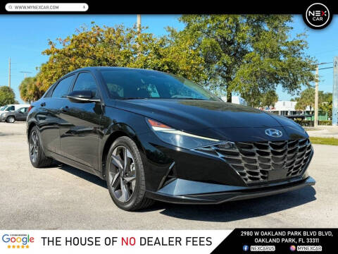 2021 Hyundai Elantra for sale at NexCar in Oakland Park FL