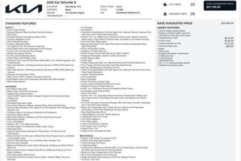 2022 Kia Telluride S