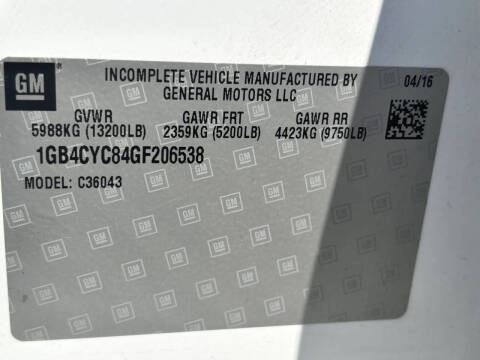 2016 Chevrolet Silverado 3500HD CC Work Truck