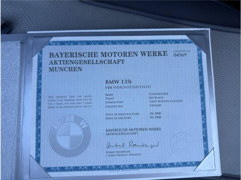 2008 BMW 1 Series 135i