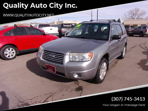 2008 Subaru Forester for sale at Quality Auto City Inc. in Laramie WY