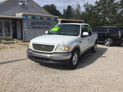2002 Ford F-150 for sale at Bennett Etc. in Richburg SC