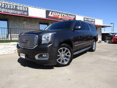 2015 GMC Yukon XL for sale at Lightning Motorsports in Grand Prairie TX