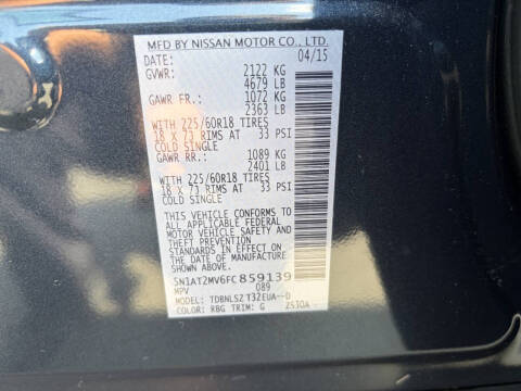 2015 Nissan Rogue SL