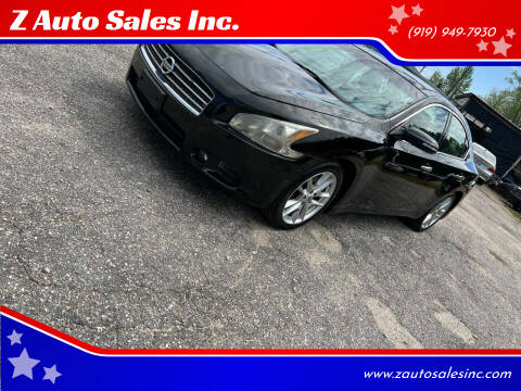 2011 Nissan Maxima for sale at Z Auto Sales Inc. in Rocky Mount NC