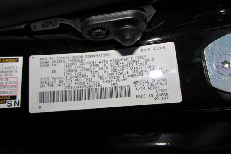 2005 Toyota 4Runner Sport Edition