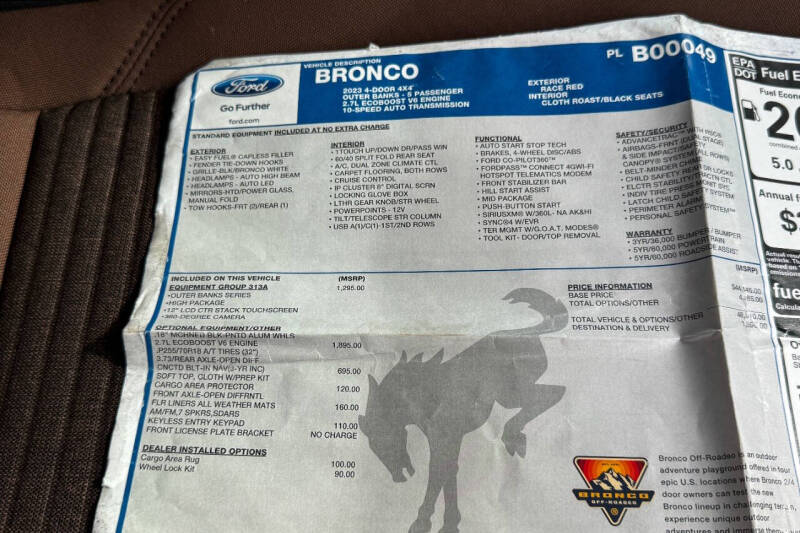2023 Ford Bronco Outer Banks