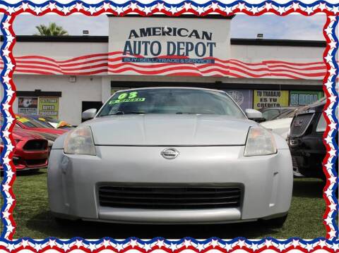 2003 Nissan 350Z for sale at American Auto Depot in Modesto CA