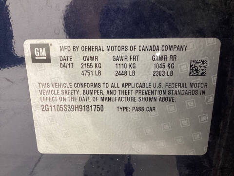 2017 Chevrolet Impala LT