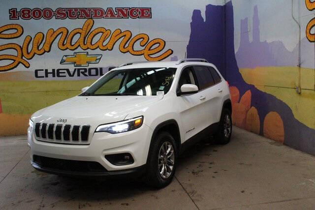 Used 2021 Jeep Cherokee Latitude Plus with VIN 1C4PJMLB0MD215537 for sale in Grand Ledge, MI
