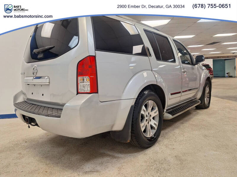 2011 Nissan Pathfinder Silver Edition