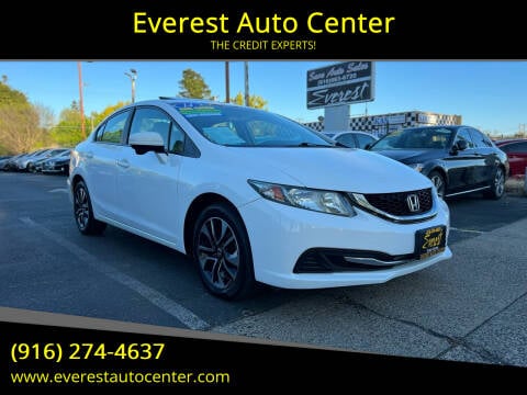 2014 Honda Civic for sale at Everest Auto Center in Sacramento CA