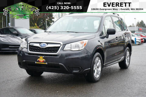 2015 Subaru Forester for sale at West Coast AutoWorks in Everett WA