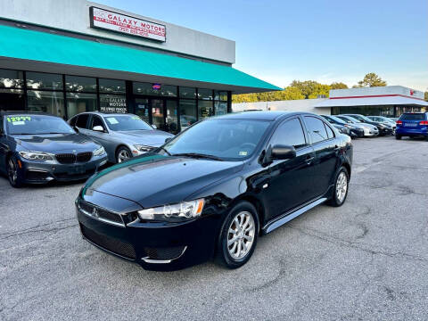 2012 Mitsubishi Lancer for sale at Galaxy Motors in Norfolk VA