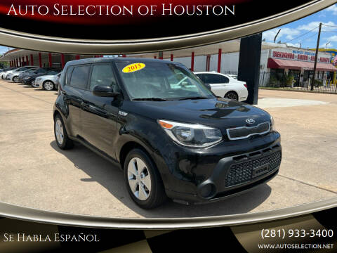 2015 Kia Soul for sale at Auto Selection of Houston in Houston TX