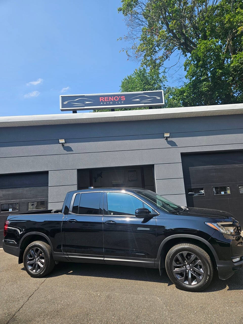 2021 Honda Ridgeline for sale at RENOS AUTO SALES LLC in Waterbury, CT