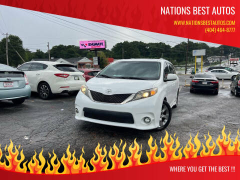 2012 Toyota Sienna for sale at Nations Best Autos in Decatur GA