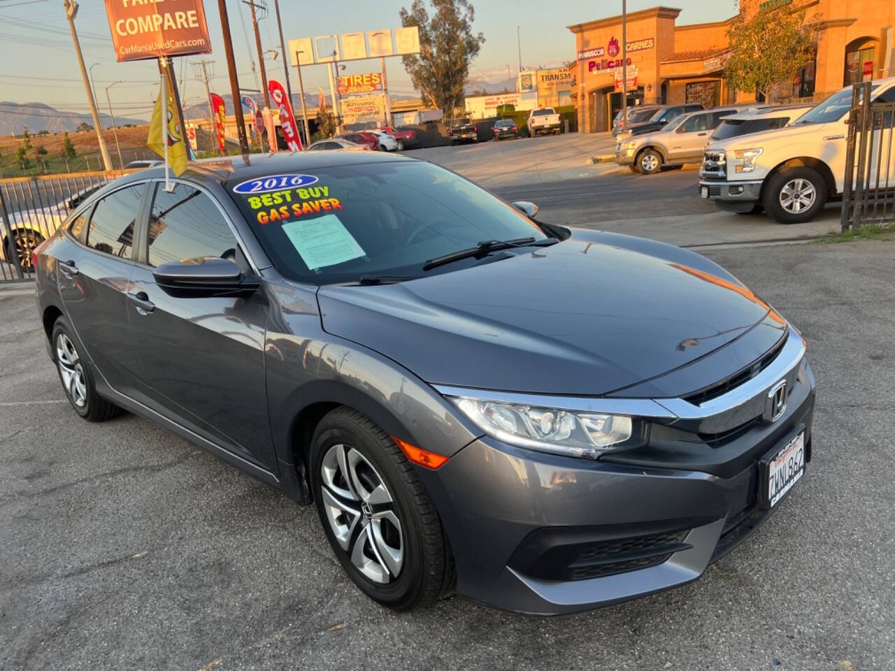 2016 Honda Civic for sale at Carmania in Panorama City, CA