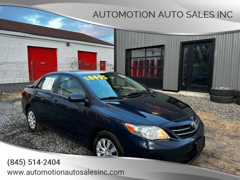 2013 Toyota Corolla for sale at Automotion Auto Sales Inc in Kingston NY