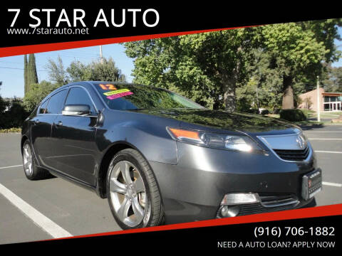 2012 Acura TL for sale at 7 STAR AUTO in Sacramento CA