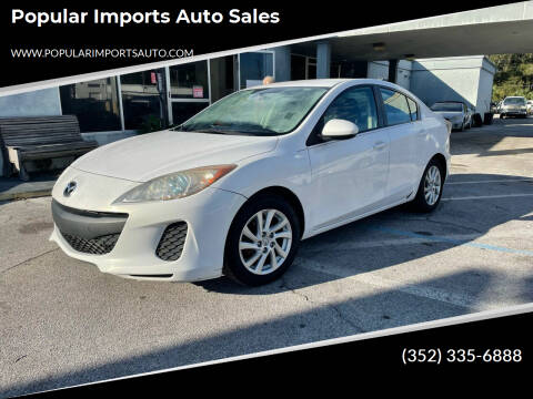 2012 Mazda MAZDA3 for sale at Popular Imports Auto Sales in Gainesville FL