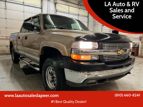 2001 Chevrolet Silverado 2500HD for sale at LA Auto & RV Sales and Service in Lapeer MI