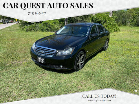 2007 Infiniti M35 for sale at CAR QUEST AUTO SALES in Houston TX