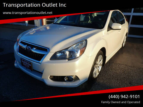 2013 Subaru Legacy for sale at Transportation Outlet Inc in Eastlake OH