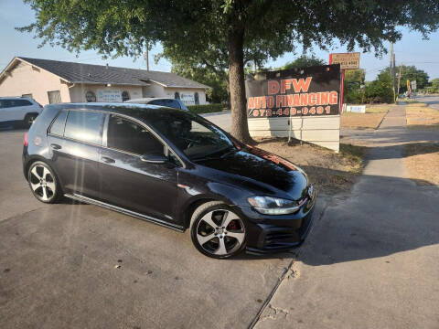 2018 Volkswagen Golf GTI for sale at Bad Credit Call Fadi in Dallas TX