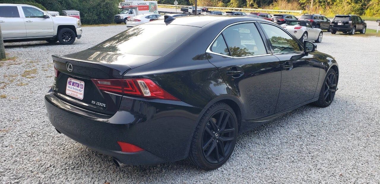 2016 Lexus IS 200t for sale at Hix Motor Co in Jacksonville, NC