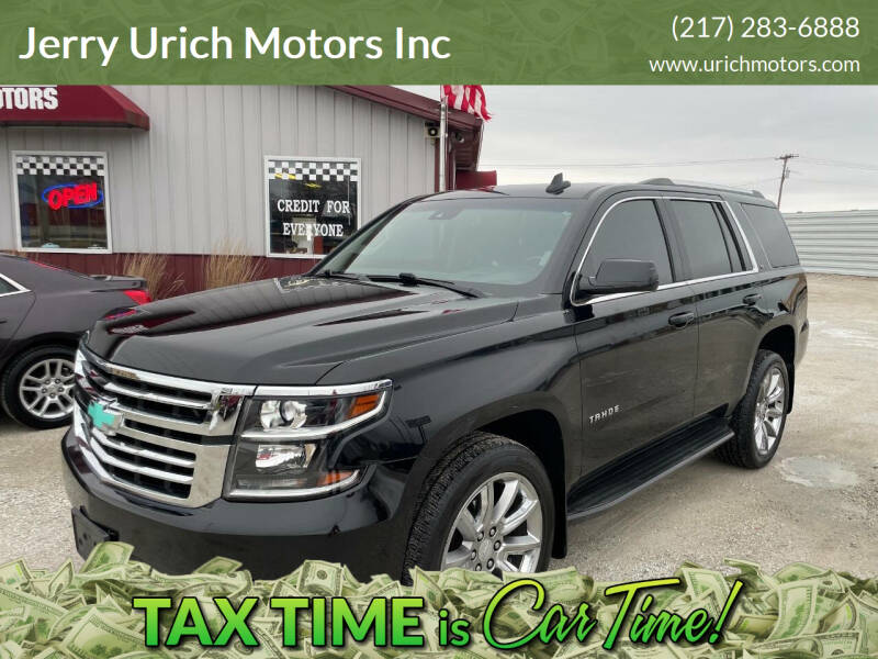 2015 Chevrolet Tahoe for sale at Jerry Urich Motors Inc in Hoopeston IL