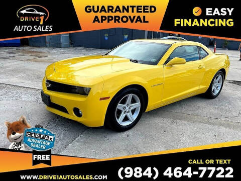 2012 Chevrolet Camaro for sale at Drive 1 Auto Sales in Wake Forest NC