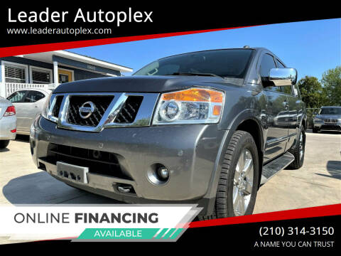 2013 Nissan Armada for sale at Leader Autoplex in San Antonio TX