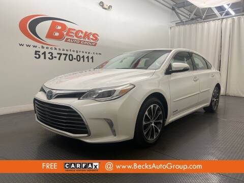 2018 Toyota Avalon Hybrid for sale at Becks Auto Group in Mason OH