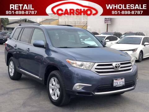 2013 Toyota Highlander for sale at Car SHO in Corona CA