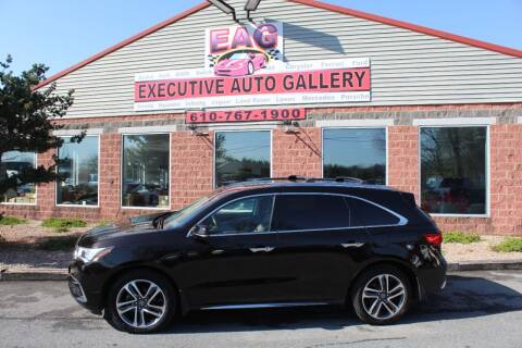 2018 Acura MDX for sale at EXECUTIVE AUTO GALLERY INC in Walnutport PA