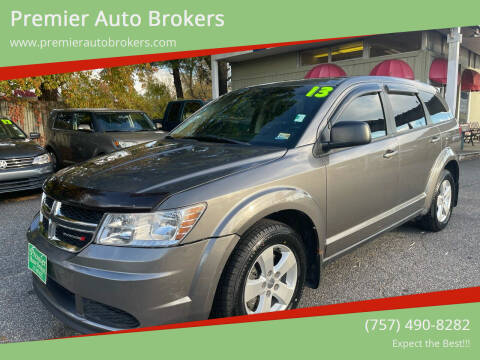 2013 Dodge Journey for sale at Premier Auto Brokers in Virginia Beach VA