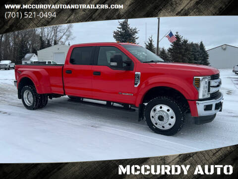 2018 Ford F-450 Super Duty for sale at MCCURDY AUTO in Cavalier ND