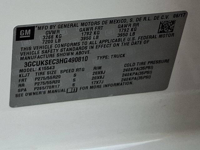 2017 Chevrolet Silverado 1500