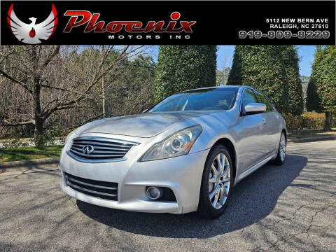 2013 Infiniti G37 Sedan for sale at Phoenix Motors Inc in Raleigh NC