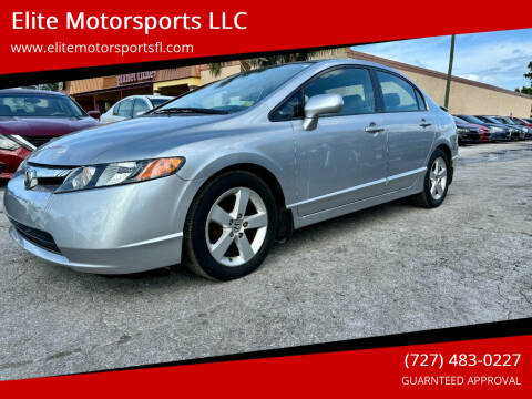 2008 Honda Civic for sale at Elite Motorsports LLC in Saint Petersburg FL