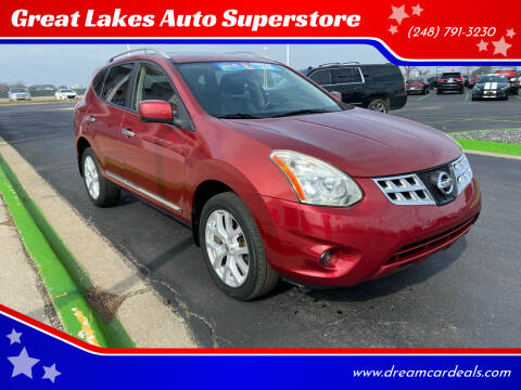 2013 Nissan Rogue for sale at Great Lakes Auto Superstore in Waterford Township MI