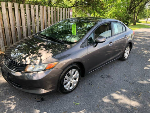 2012 Honda Civic for sale at Augusta Auto Sales in Waynesboro VA