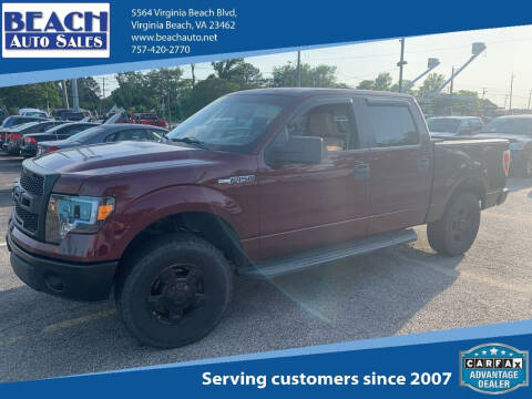 2009 Ford F-150 for sale at Beach Auto Sales in Virginia Beach VA