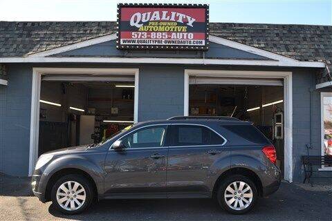 2011 Chevrolet Equinox for sale at Quality Pre-Owned Automotive in Cuba MO