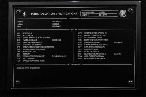 2023 Ferrari 296 GTS