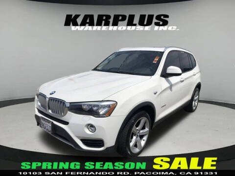 2017 BMW X3 for sale at Karplus Warehouse in Pacoima CA