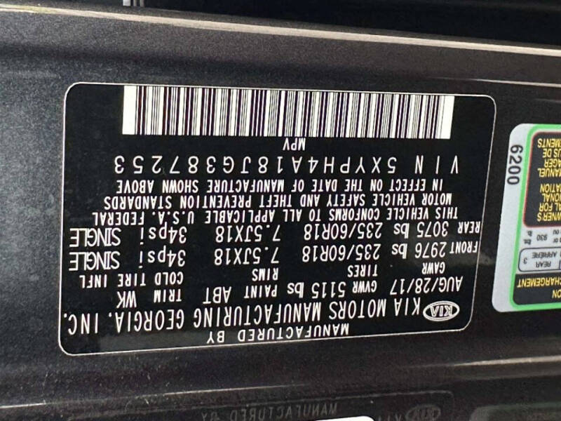 2018 Kia Sorento EX