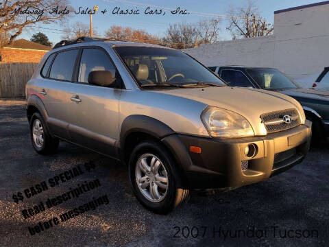 2007 Hyundai Tucson for sale at MIDWAY AUTO SALES & CLASSIC CARS INC in Fort Smith AR